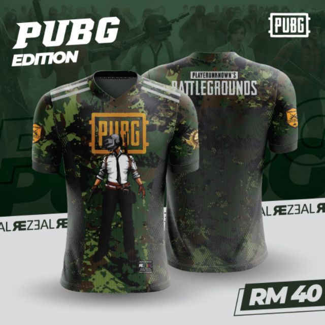  Jersi  game baju  tshirt pubg call of duty league of 