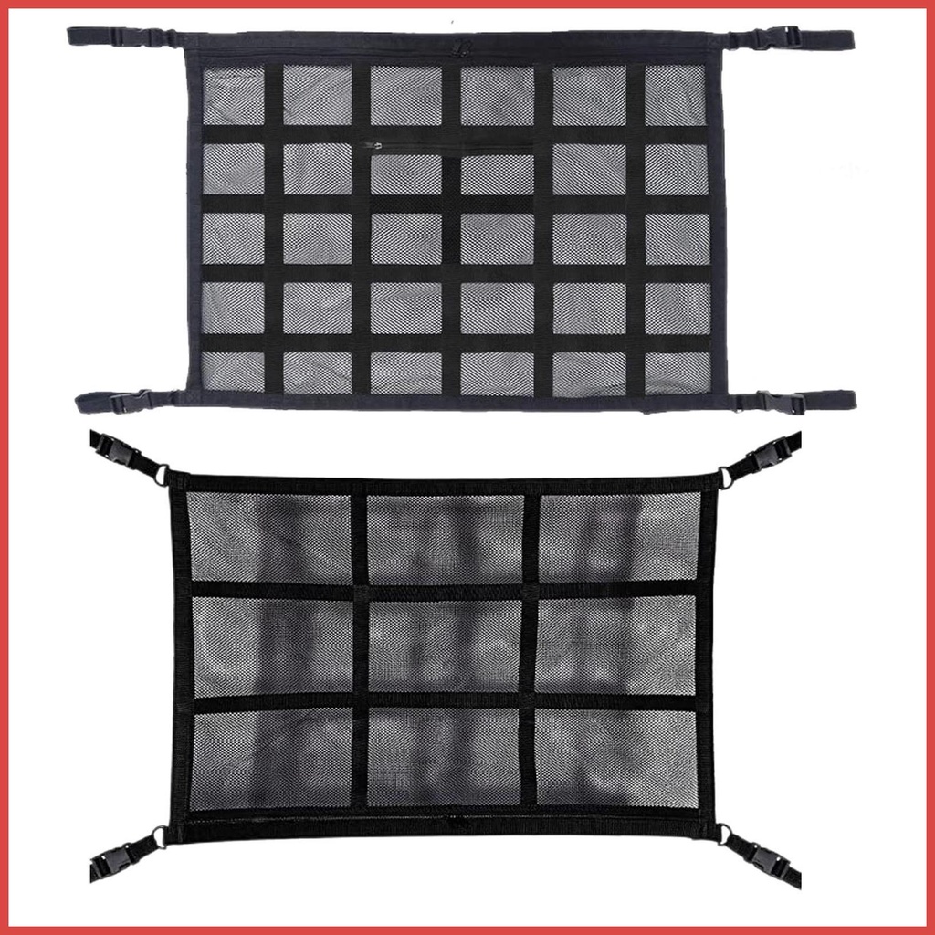 Car Roof Cargo Net Car Storage Ceiling Net Long Trip Storage Bag Roof Cargo Net with