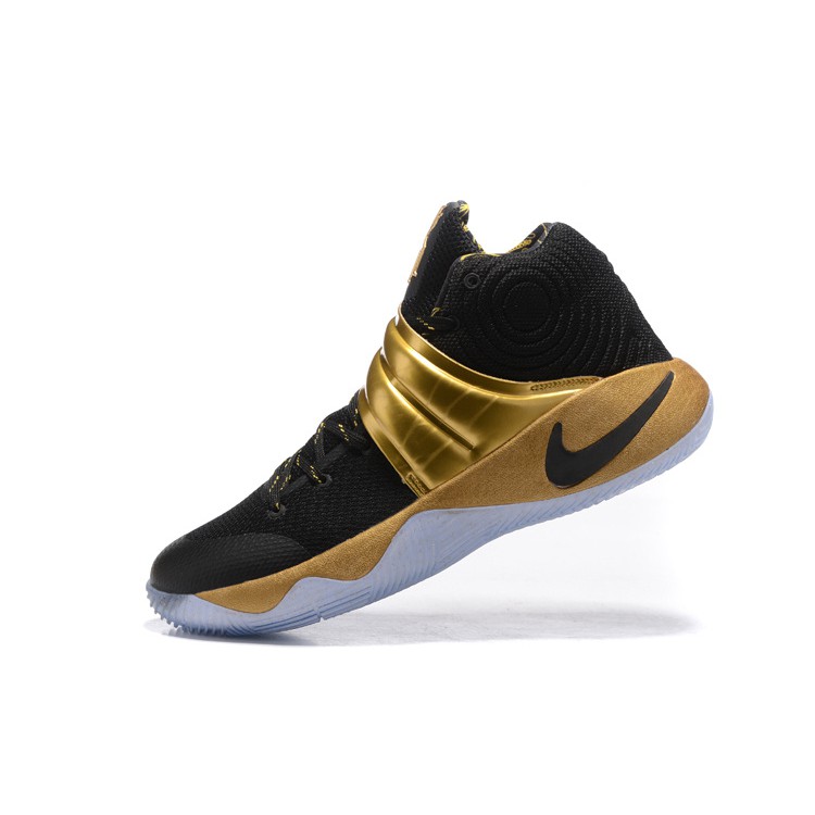 kyrie irving shoes white and gold