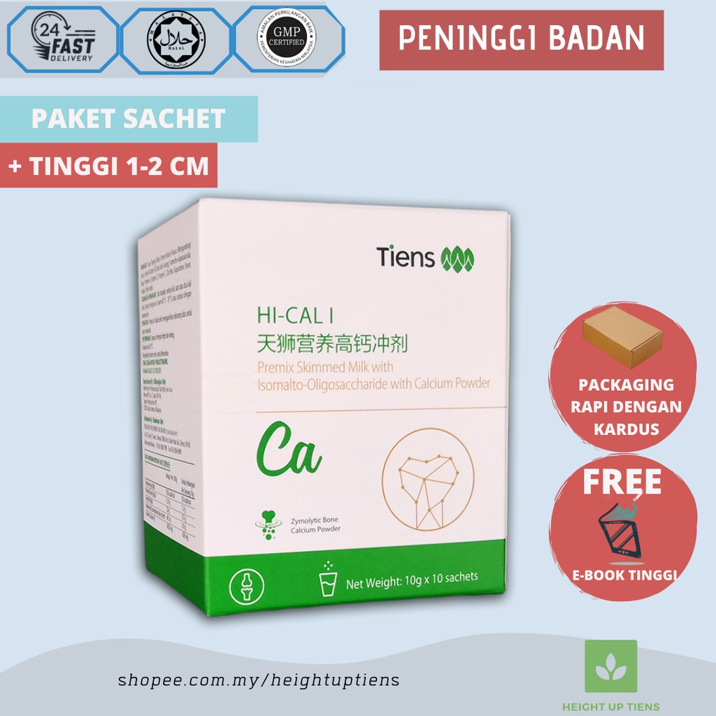 Buy Ubat Tinggi Original Set Peninggi Badan Hi Cal Height Up Increase Supplements Tiens Seetracker Malaysia