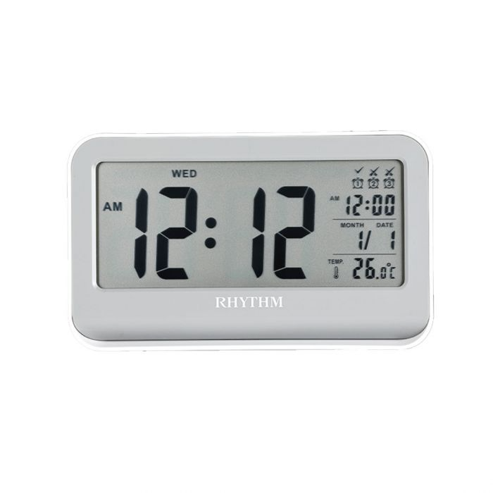 Rhythm Digital Alarms Clock RTLCT097NR03 | Shopee Malaysia