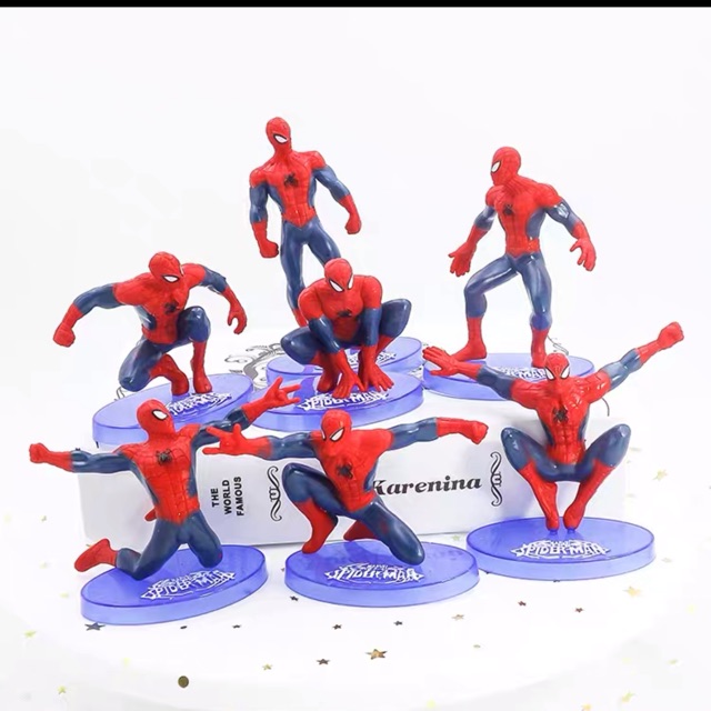 Spiderman Cake Decoration 5pcs per set