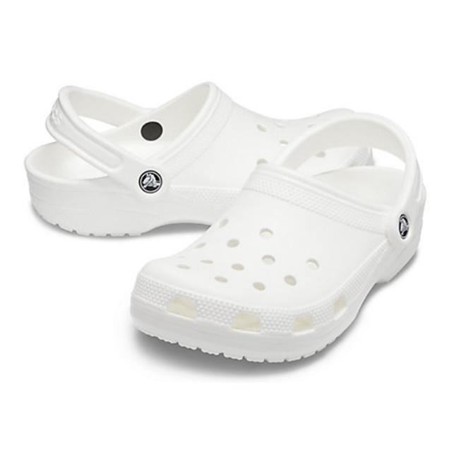 crocs classic clog white