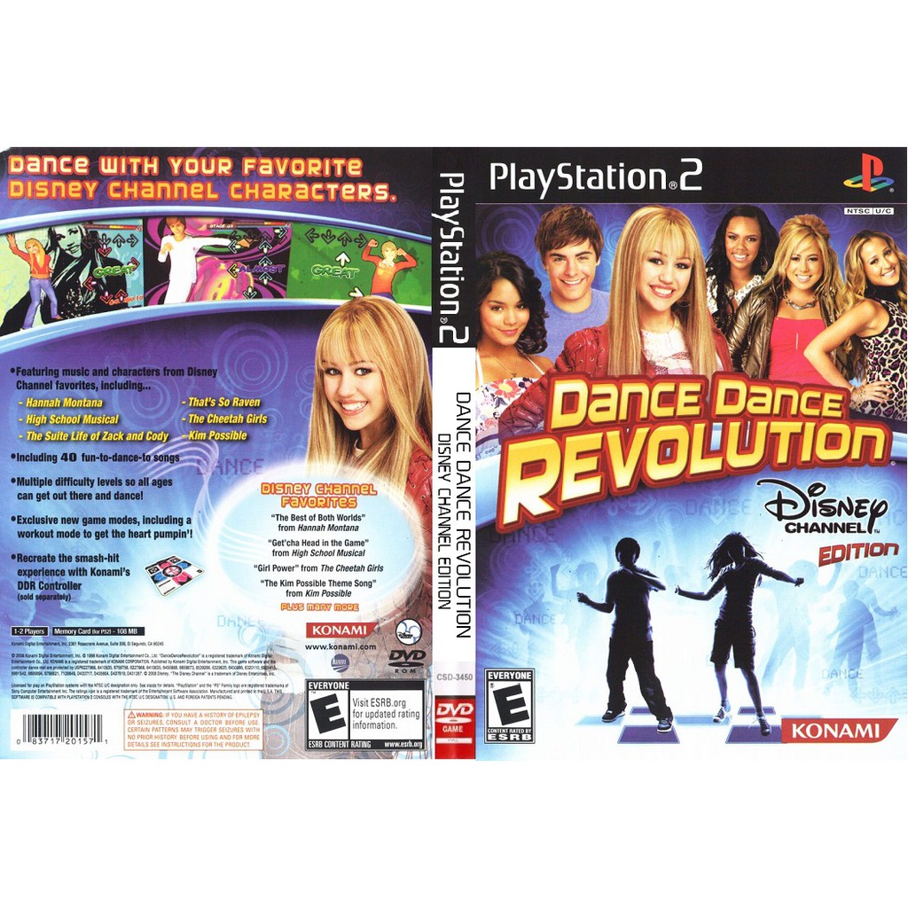 [ps2 Game] Dance Dance Revolution Disney Channel Edition (uc) 