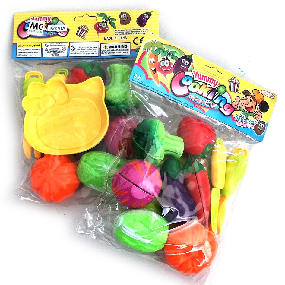 cutting fruits and vegetables toys