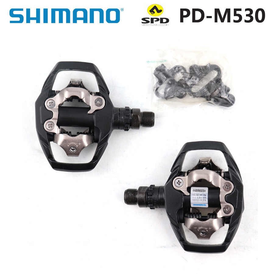 shimano m530 spd trail clipless mtb pedals