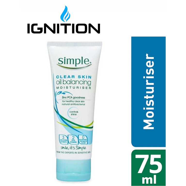 simple oil control moisturiser