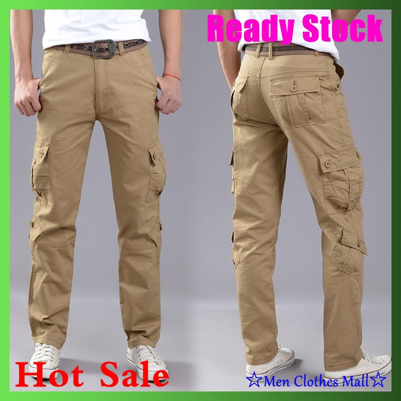 khaki colored cargo pants