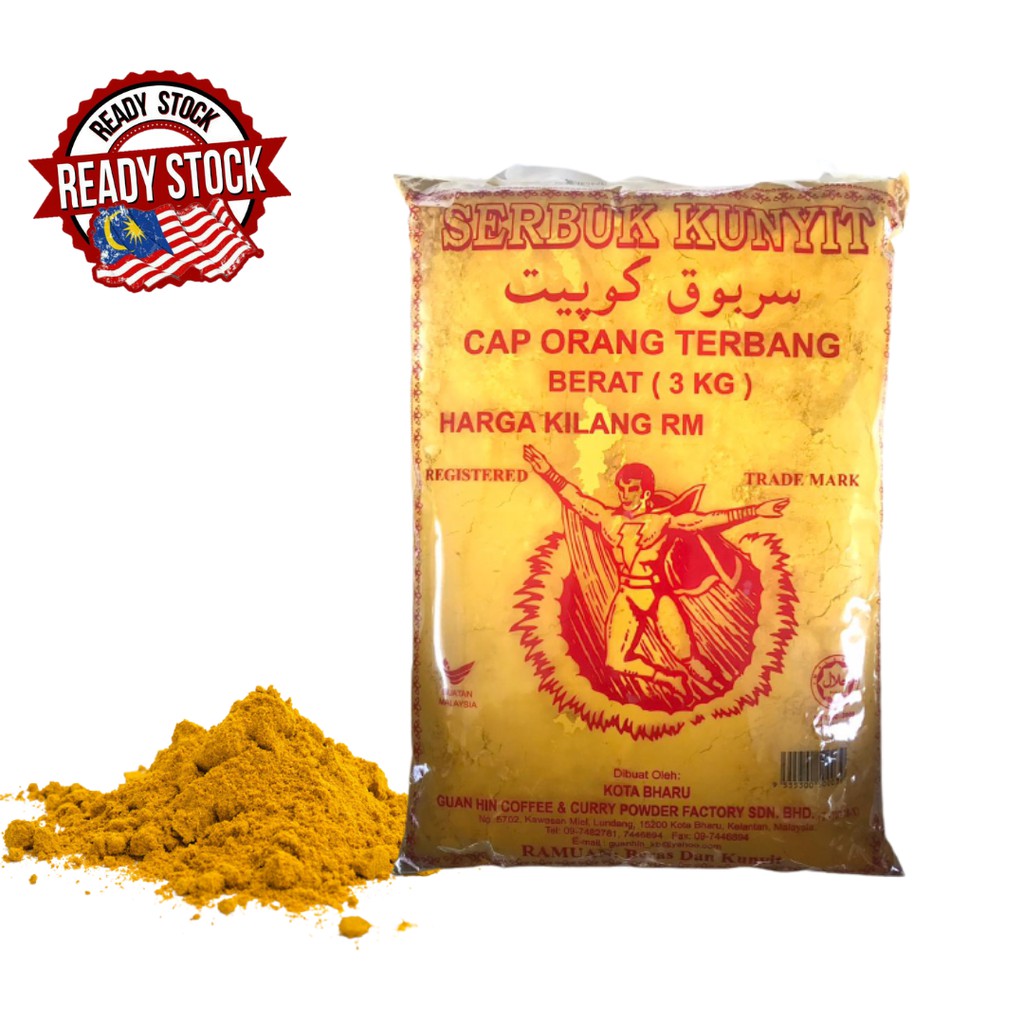 Borong Serbuk Kunyit 3kg Turmeric Powder Shopee Malaysia 8054