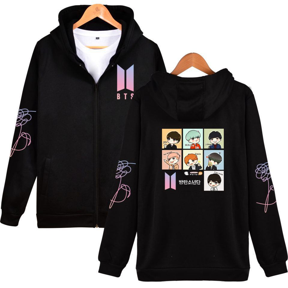 bts zip up jacket