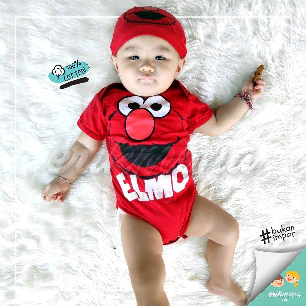 Kids Clothes Baby Clothes Baby jumper Baby Cute elmo Character | Shopee  Malaysia