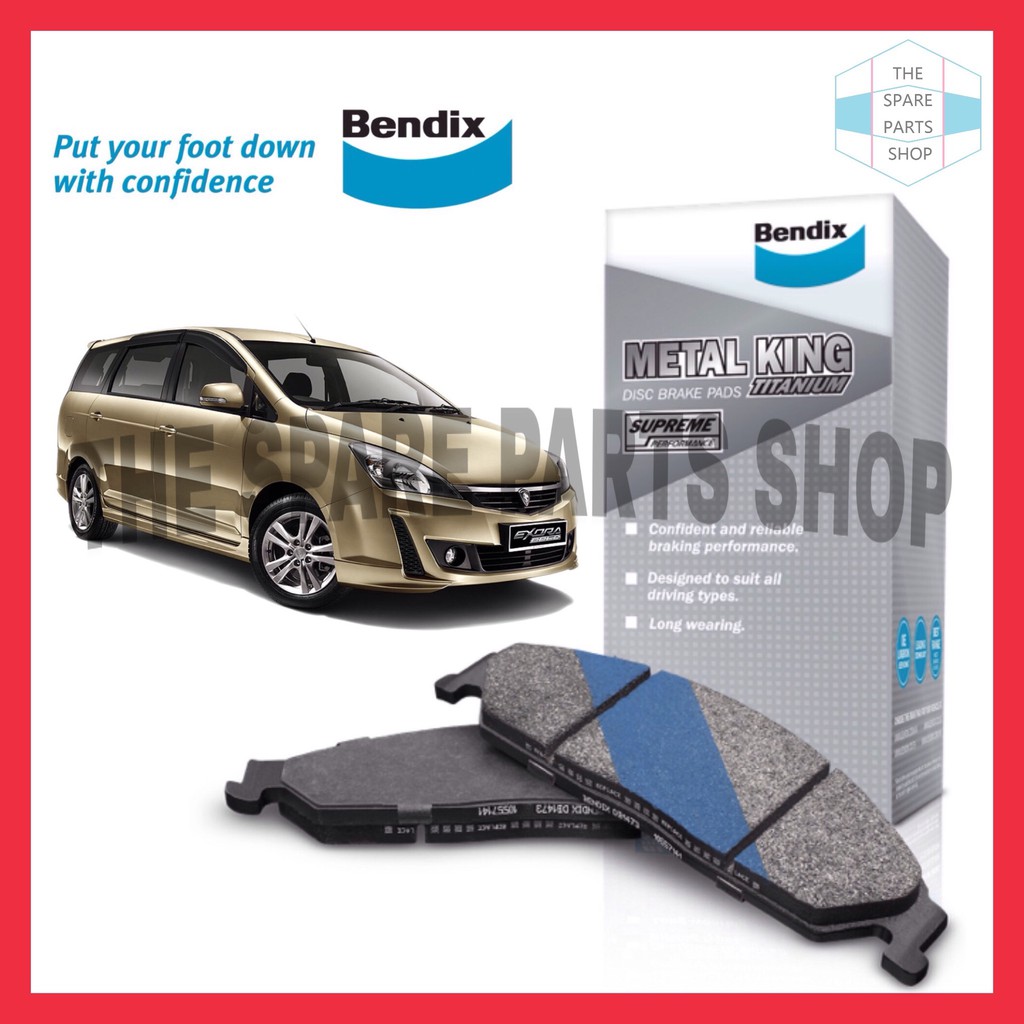 PROTON EXORA BOLD TURBO FRONT BENDIX METAL KING TITANIUM BRAKE PAD Shopee Malaysia