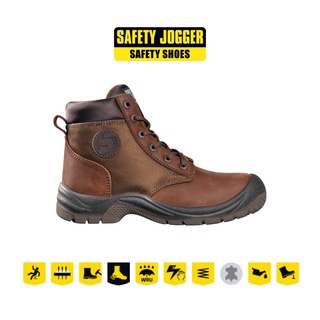 Safety Jogger DAKAR Brown S3 SRC Safety Shoes [Ready Stock] | Shopee ...