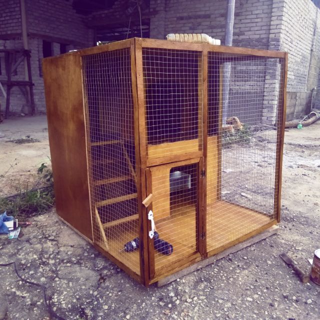 Rumah kucing custom kayu atau besi  Shopee Malaysia