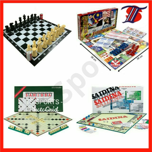 Saidina /sahibba/ monopoly/ chess/ compendium set | Shopee Malaysia