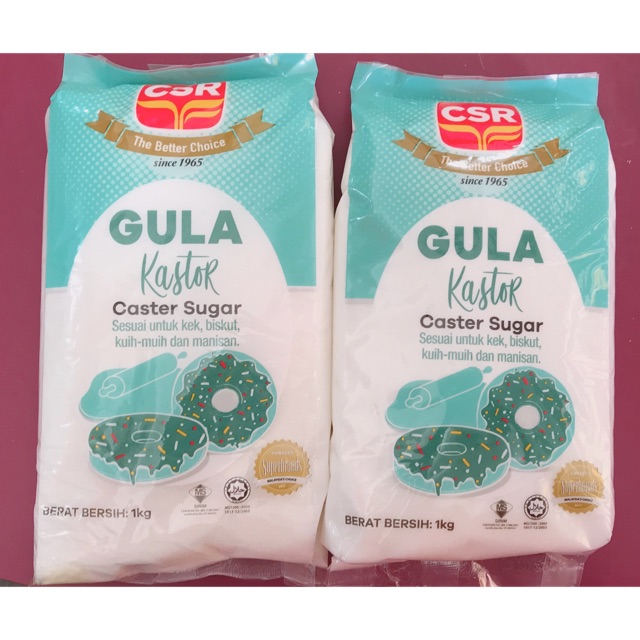 Csr Gula Kastor 1kg Caster Sugar Shopee Malaysia