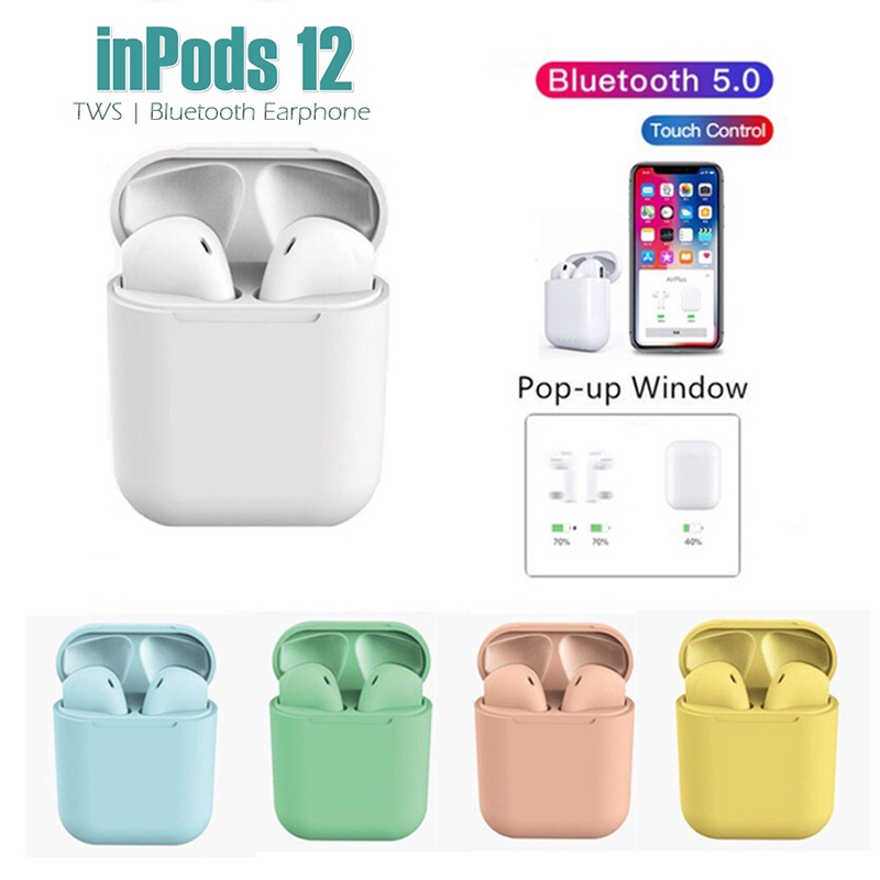 Original Inpods 12 Tws Wireless Earbuds Bluetooth V5 0 Earphone Inpods12 Earbud Like I7s I12 Airpod Malaysia