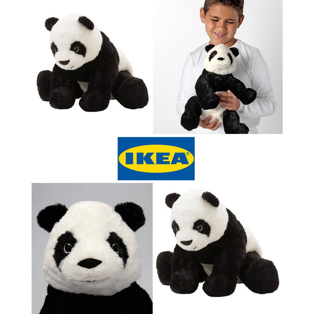 [READY STOCK] IKEA KRAMIG SOFT TOY PANDA WHITE/BLACK ANAK PATUNG