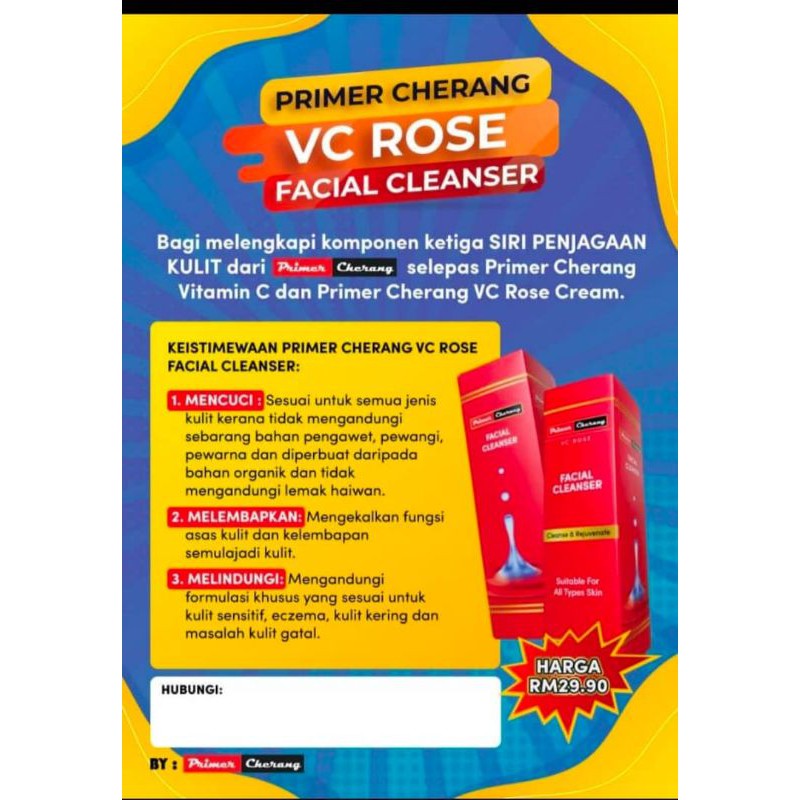 Bahaya primer vitamin c cherang Produk By