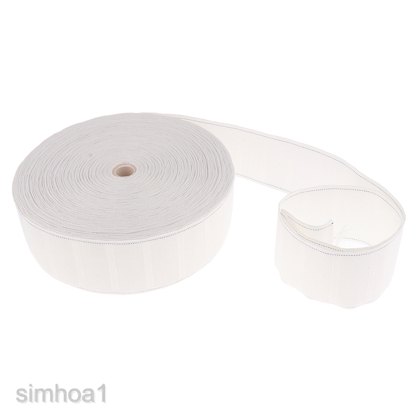 1 Roll 53m Fabric Pinch Pleat Curtain Tape Drapery Window Blind
