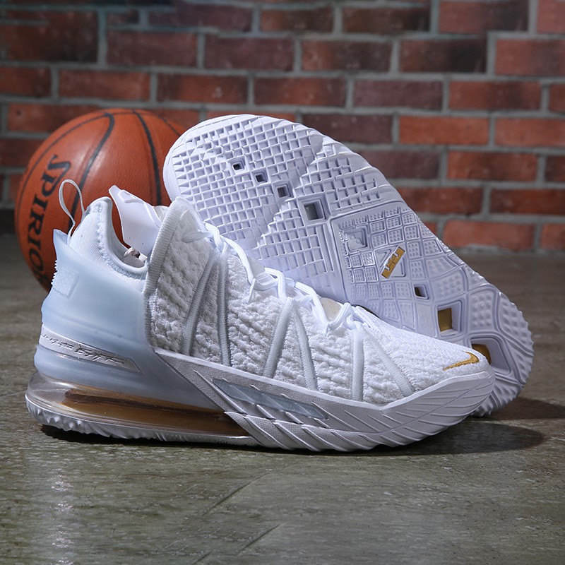 nike lebron white gold