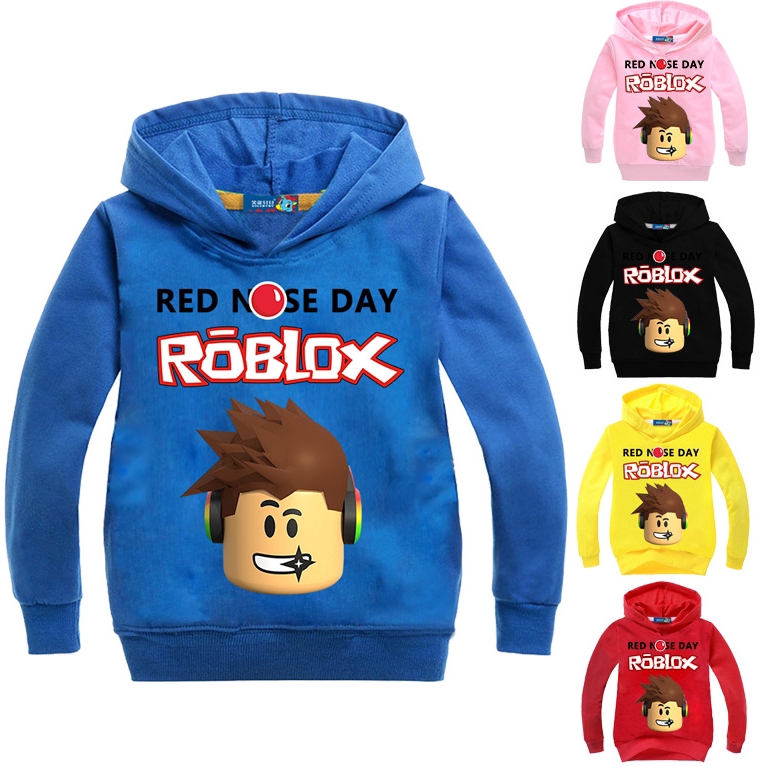 Kids 2020 New Cartoon Roblox Boy Long Sleeve Hoodie T Shirt Kids Top Boys - roblox nipple shirt