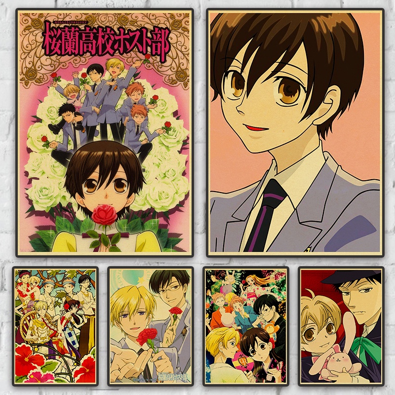Japanese Anime Ouran High School Host Club Poster Kraft Paper Prints and  Posters Room Home Decor Wall Stickers | Shopee Malaysia