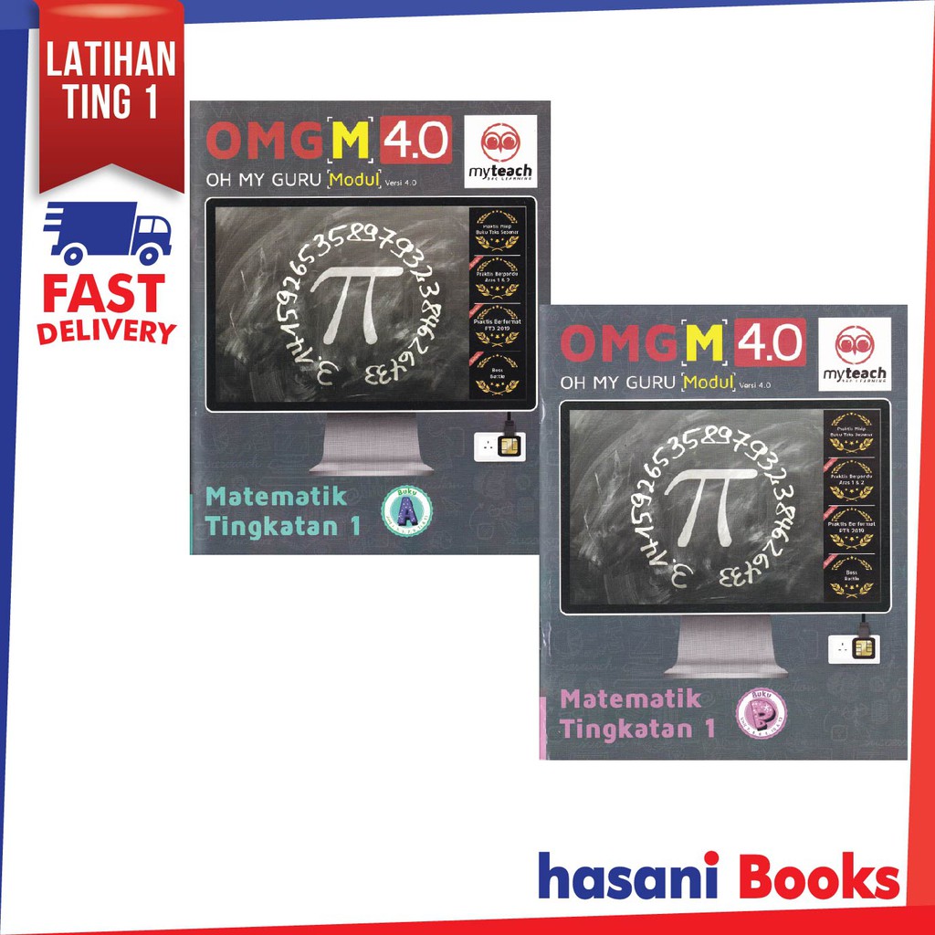 Hasani Myteach Oh My Guru Modul Versi 4 Matematik Buku A B Tingkatan 1 9789672148340 Shopee Malaysia