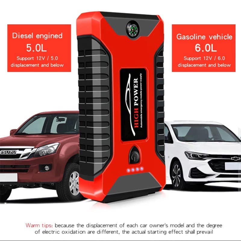 Powerbank Kereta Jumper Kereta Starter Booster Portable USB Charger Car