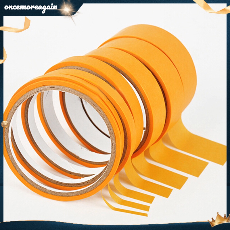 Model Tape Spraying Craft Tools 2mm/3mm/6mm Yellow Paper Masking DIY