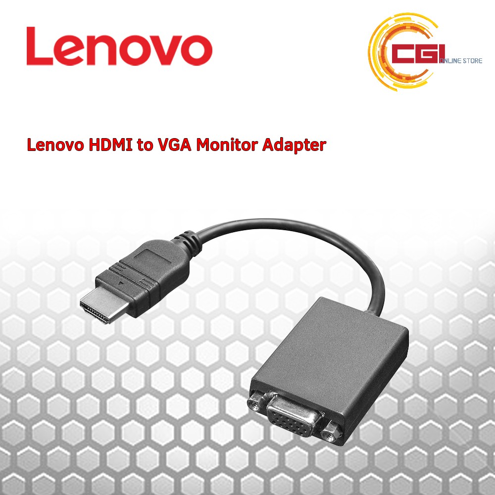 最高 Lenovo 0B47069 HDMI To VGA Monitor Adapter 並行輸入品