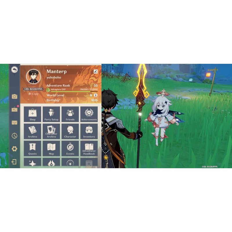 Genshin Impact Account Ar55 5 Stars 17k Primos 17m Mora Shopee Malaysia