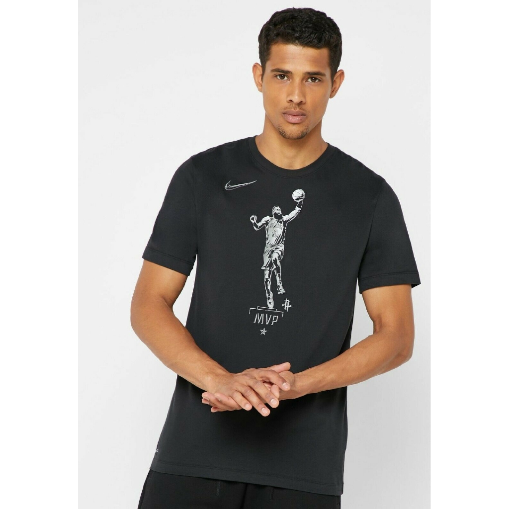 Nike NBA James Harden Dri-FIT MVP T-Shirt Mens Black Active Wear CI1548-010 | Malaysia