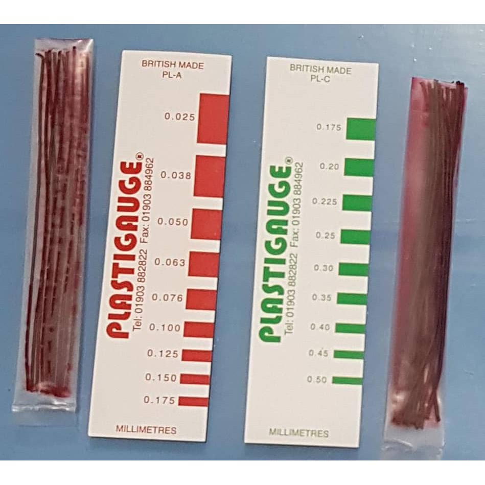 PLASTIGAUGE MADE IN ENGLAND 0.025-0.175 MM / 0.175-0.50 MM | Shopee ...