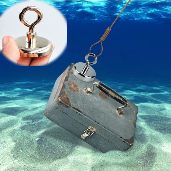 25/30/66Kg Recovery Magnet Hook Strong Sea Fishing Diving Treasure Hunting 