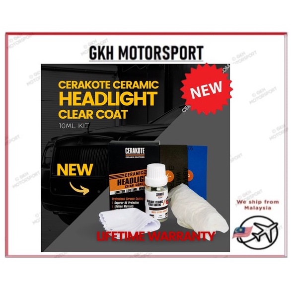 CERAKOTE CERAMIC HEADLAMP HEADLIGHT CLEAR COAT NANO CERAMIC COATING USA