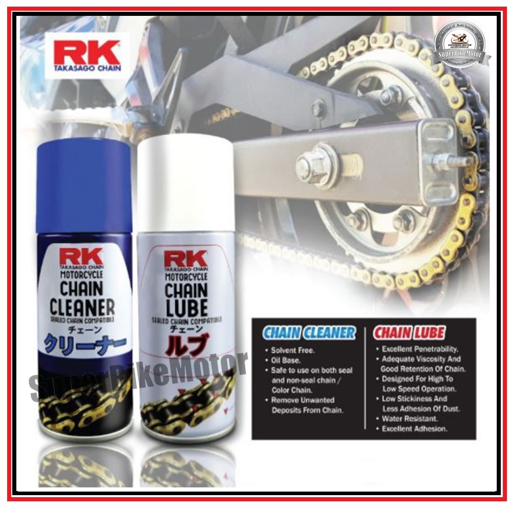RK Motorcycle Chain Lube 100ML / Chain Cleaner 100ML Shopee Malaysia