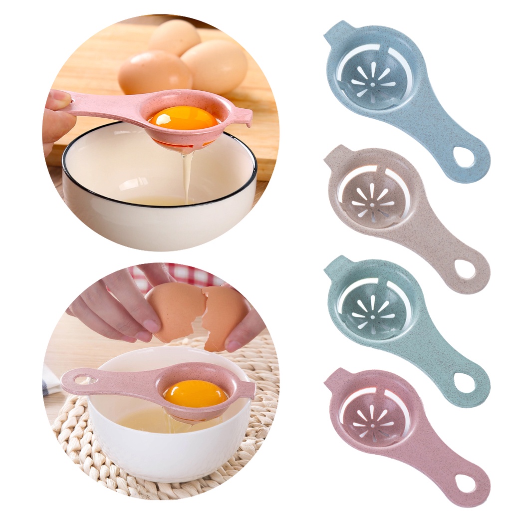 Wheat Stalk Egg White Separator/White Egg Yolk Filter/Set Pemisah Telur Putih Untuk Buat Kuah & Kek