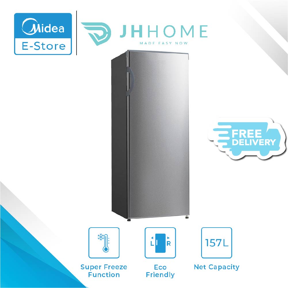 Midea 188l Upright Freezer Muf 208sd Fridge Peti Sejuk Peti Ais