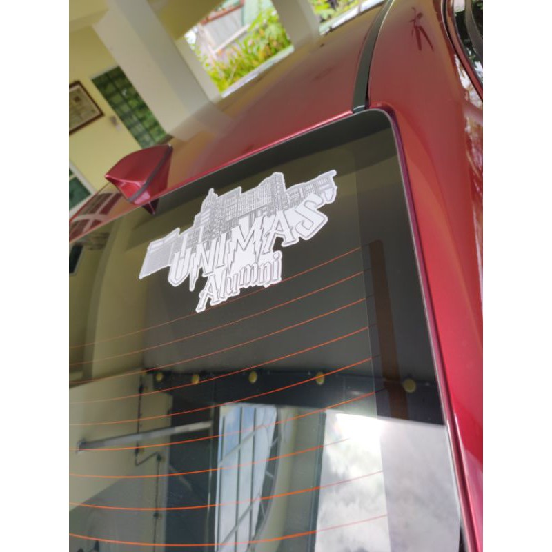 Unimas Alumni Rear Sticker Can Stick Both Outside And Inside Car Shopee Malaysia