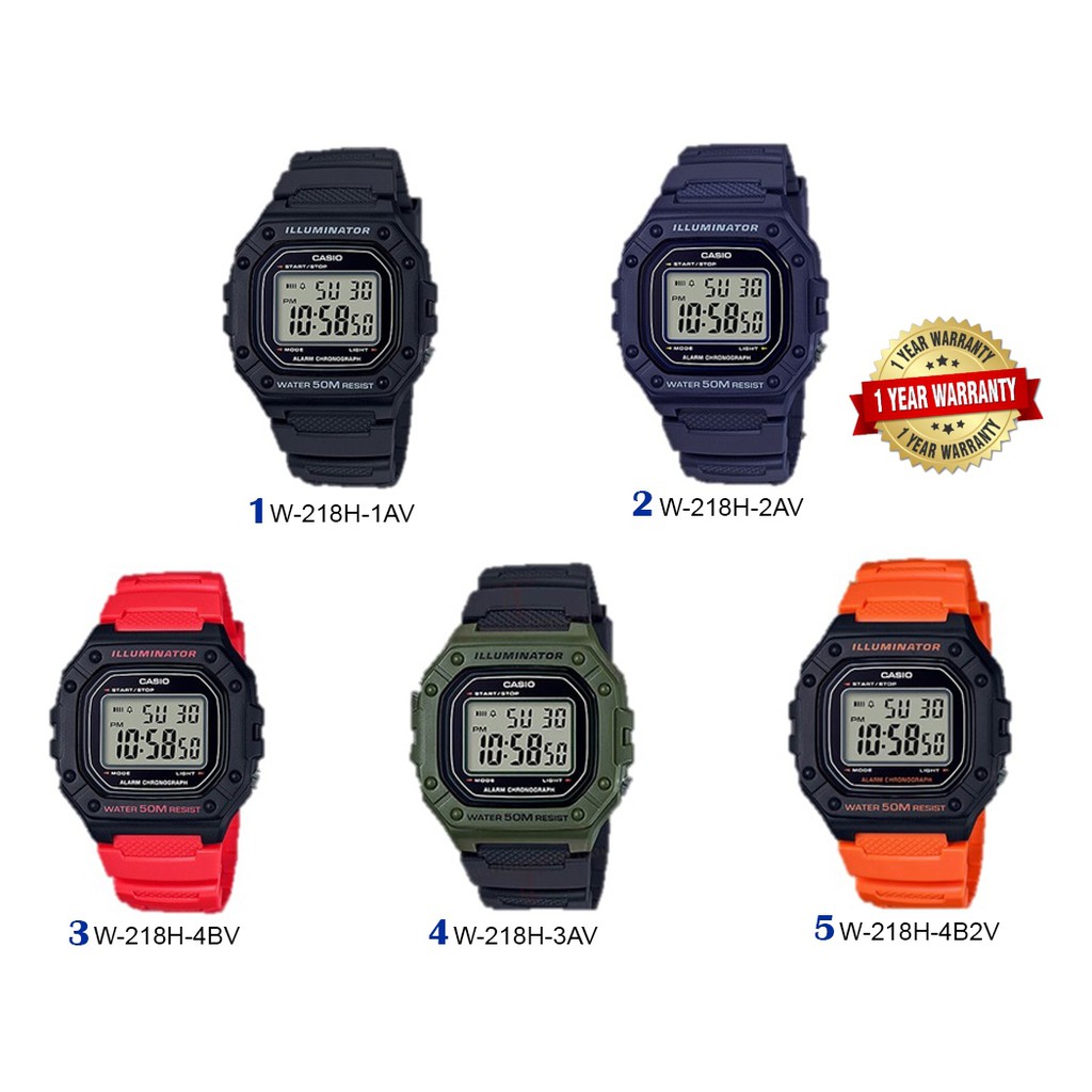 casio w218h amazon