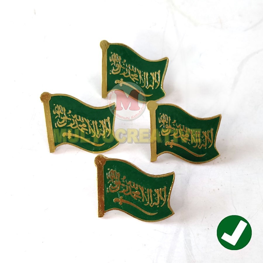 Saudi Arabia Flag Pin Badge Brooch Arabian