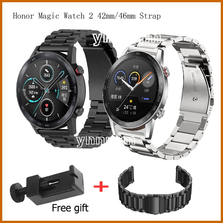 Huawei Honor Magic Watch 2 Strap Stainless Steel Wristband Metal