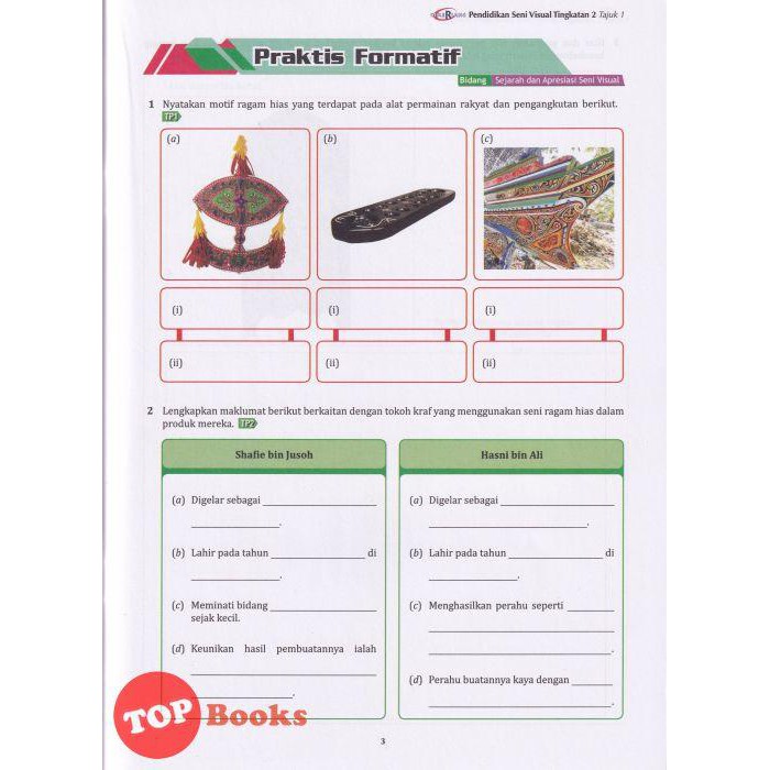 Buy Topbooks Cemerlang Modul Tuntas A Pendidikan Seni Visual Tingkatan 2 Kssm 2021 Seetracker Malaysia