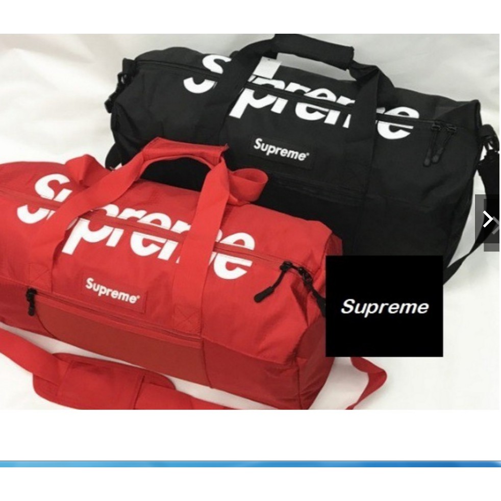 supreme handbag red