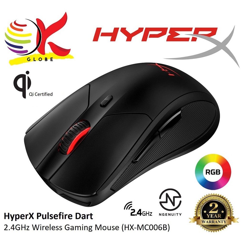 Hyper X Hyperx Pulsefire Dart Wireless Gaming Mouse With Rgb Lightning And Hyperx Ngenuity Software Hx Mc006b Shopee Malaysia