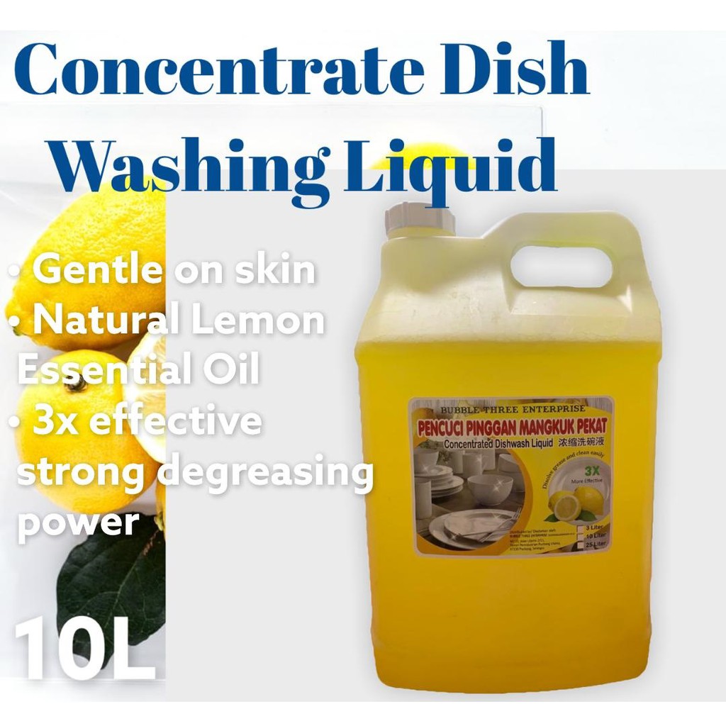 Buy Bubble 3 Extra Concentrate Dish Washing Liquid 10l Sabun Cuci Pinggan Ready Stock Direct From Factory Seetracker Malaysia