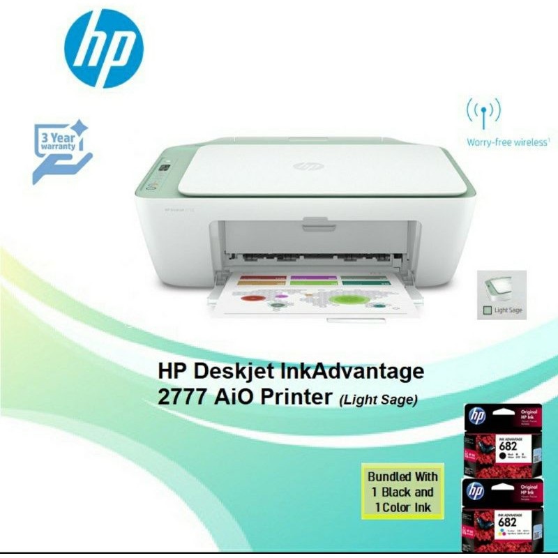 HP DeskJet Ink Advantage 2777 AllInOne (Print/Scan/Copy/Wireless
