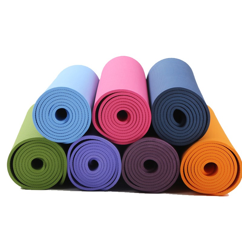 High Quality Cheap Tpe 6mm Thick Comfort Yoga Mat For Exercise