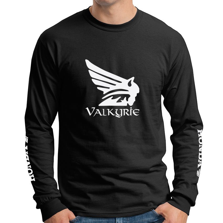Honda Valkyrie Motorsport Racing Motorcycle Round Neck Long Sleeve T Shirt 2 Shopee Malaysia - valkyrie shirt roblox